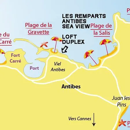 Les Remparts Location Apartmán Antibes